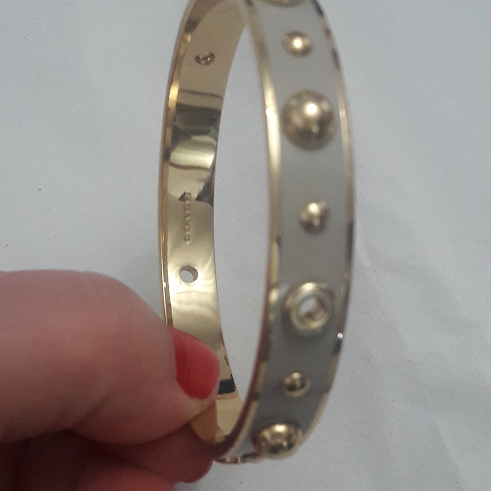 Gold and Silver Bangle Bracelet*